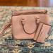 Michael Kors Bags | Michael Kors Hope Large Saffiano Leather Satchel & Wallet | Color: Pink | Size: Os