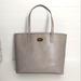 Michael Kors Bags | Michael Kors Embossed Leather Tote Bag | Color: Gray/Tan | Size: Os