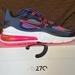 Nike Shoes | Nike Air Max 270 React Se Women’s Size 8 | Color: Blue/Pink | Size: 8