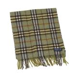 Burberry Accessories | Burberry Muffler Check System Cashmere Auth Uesd F1601 | Color: Brown/Green | Size: Size: Width: About 29cm