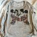 Disney Sweaters | Disney Parks Mickey And Minnie Light Sweater | Color: Gray | Size: 1x