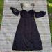 Urban Outfitters Dresses | Black Tie Strap Dress | Color: Black | Size: M