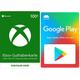 Xbox Live - 100 EUR Guthaben [Xbox Live Online Code] + Google Play €15 Guthaben (Digital Code, code kann nur in Deutschland eingelöst werden)