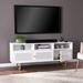 Etta Avenue™ Adalene TV Stand for TVs up to 65" Wood/Metal in White | 24.5 H in | Wayfair E0F40A9095A54D3BA3949B100500B934