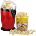 Domaier - Machine à Popcorn Maison, Appareil à Popcorn Eléctrique, Rouge, Dimensions: 30,5 x 17 x