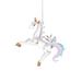 Unicorn Blown Glass Holiday Christmas Xmas Ornament