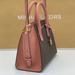 Michael Kors Bags | Michael Kors Avril Small Logo Top-Zip Satchel Sunset Rose | Color: Brown/Pink | Size: Small