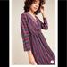 Anthropologie Dresses | Gillian Pleated Faux-Wrap Dress | Color: Purple | Size: L