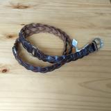 American Eagle Outfitters Accessories | American Eagle 100% Leather Braided Belt. Brown Size Xl | Color: Brown | Size: Xl