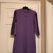 Adidas Dresses | Adidas Purple Jersey 3/4 Length Sleeve Dress | Color: Purple | Size: M