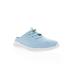 Wide Width Women's Travelbound Slide Sneaker by Propet in Baby Blue (Size 6 1/2 W)