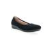 Women's Yara Leather Slip On Flat by Propet in Black Suede (Size 9 1/2 M)
