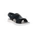Women's Travelactiv Sport Sandal by Propet in Black (Size 10 XW)