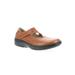 Women's Golda Mary Jane Flat by Propet in Teak (Size 8.5 XXW)