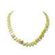 JYX Pearl Womens Baroque Pearl Necklace 8x13mm Green Seed-shaped Genuine Freshwater Pearl Necklace
