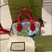 Gucci Bags | Authentic Gucci Bloom Mini Boston Crossbody Bag (Nwot) | Color: Blue/Red | Size: Mini