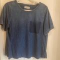 Madewell Tops | Madewell Ombr Denim Shirt | Color: Blue | Size: M