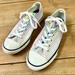 Converse Shoes | Converse Chuck Taylor All Stars Metallic Stars Junior Size 5 | Color: White | Size: 5g