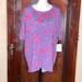 Lularoe Tops | Lularoe Irma Tunic Top Sm | Color: Purple/Red | Size: S