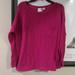 Anthropologie Tops | Anthropologie Maeve Open Weave Long Sleeve Pullover Long Sleeve Top Fuchsia Sz M | Color: Pink | Size: M