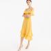 J. Crew Dresses | Jcrew Yellow Off Silk Shoulder Dress | Color: Yellow | Size: 00