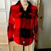American Eagle Outfitters Shirts | American Eagle Plaid Flannel | Color: Black/Red | Size: Xs