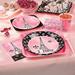 Oriental Trading Company Party Supplies Dessert Plate for 8 Guests in Black/Pink | Wayfair 13615069
