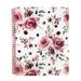 Steel Mill & Co Large Notebook, Rose Floral | 11 H x 9.25 W x 0.5 D in | Wayfair 1146