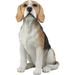 Winston Porter Tri Colored Beagle Dog Figurine Resin in Black/Brown/White | 14.5 H x 12 W x 7 D in | Wayfair CC290517C19A44F7BD238CF8792ECDB6