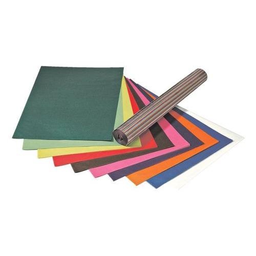 Transparentpapier 42 g/m² 10 Farben 50 x 70 cm 100 Blatt mehrfarbig, folia