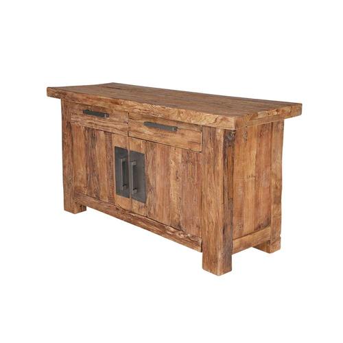 Sideboard aus Teak Massivholz Landhaus rustikal