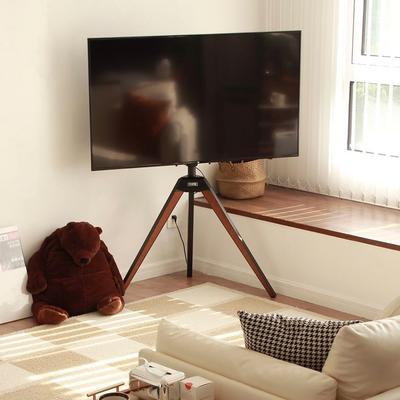 FITUEYES Modern TV Stand Tripod TV Console Floor Stand Up to 65 Inches