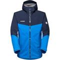 MAMMUT Herren Funktionsjacke Convey Tour HS Hooded Jacket Men, Größe XXL in Blau