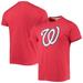 Men's Homage Red Washington Nationals Hand Drawn Logo Tri-Blend T-Shirt