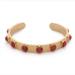 Kate Spade Jewelry | Kate Spade Tagalong Cuff Bracelet Red Marble | Color: Gold/Red | Size: Os