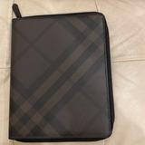 Burberry Computers, Laptops & Parts | Authentic Burberry Smoked Check Coated Canvas Tablet Ipad Case/Cover | Color: Black | Size: Os