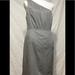 J. Crew Dresses | J Crew Pleated One-Shoulder Tan Cotton Dress Sz 10 | Color: Tan | Size: 10