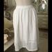 J. Crew Skirts | J Crew Eyelet Lined Skirt Size 8 Elastic Waist | Color: White | Size: 8