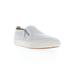 Wide Width Women's Kate Leather Slip On Sneaker by Propet in White (Size 8 W)