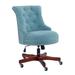 Sebring Office Chair Aqua by Linon Home Décor in Aqua