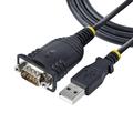 StarTech.com 1 m USB Seriell Adapter, USB auf RS232 Adapter, Prolific IC, USB auf Seriell Konverter für PLC/Drucker/Scanner/Switch, USB zu Seriell/DB9, USB RS232 Kabel, Windows/Mac (1P3FP-USB-SERIAL)