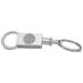 Silver VCU Rams Team Logo Two-Section Key Ring
