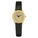 Women's University of Maryland Baltimore Black Medallion Leather Wristwatch