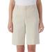 Appleseeds Women's Dennisport Classic Shorts - Grey - 10P - Petite