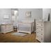 Sorelle Portofino 4 in 1 Convertible Crib Wood in White | 43 H x 59 W x 32 D in | Wayfair 850-BI