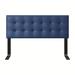 Lark Manor™ Plessis Full Panel Headboard Faux Leather/Upholstered in Blue | 40 H x 59.5 W x 2.75 D in | Wayfair FBD3CA923B684557B6EF4FB1CF449E29