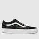 Vans wildflower old skool trainers in black