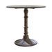 Canora Grey Dakeisha Dining Table Metal in Brown/Gray | 30 H x 30 W x 30 D in | Wayfair ADEEAC7B267A42E0835C9176AE37DB72