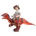 The Holiday Aisle® 48 Inch Dinosaur Inflatable Costume Polyester in Red | 33 H x 22 W x 48 D in | Wayfair 6561DF32CA6B4492A36549E02AB1B6F4