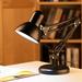 Latitude Run® 2 In 1 Metal Desk Lamp Study Table Light Swing Arm w/ LED Bulb & Clamp Metal in Black/White | 20.87 H x 9.51 W x 9.51 D in | Wayfair